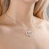 Double Heart Necklace Personalized Necklaces Pendant Gifts Stainless Steel For Women - ROUTINE FASHION